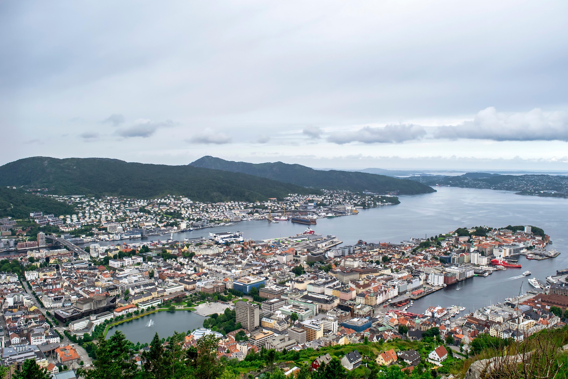 Bergen cityscape