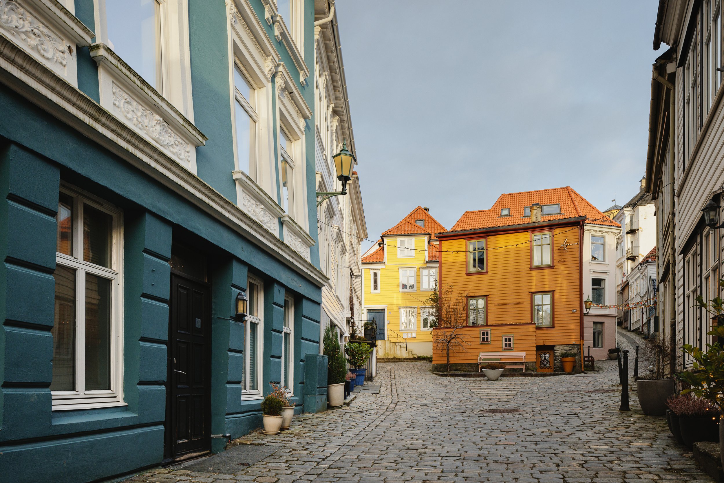 Small street in Bergen